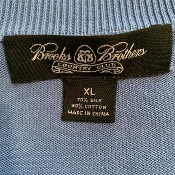 Brooks Brothers Blue Sweater XL - Picture 2 of 3